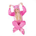 Onesie Kigurumi Rosa Stitch för barn