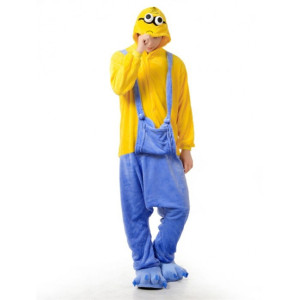 Onesie Kigurumi Minion för barn